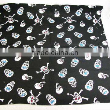 2016 New Fashion silk screen printing skull bandana