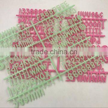 Custom Colorful Plastic Letters for Felt Letterboard photo-4
