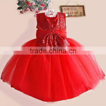 Little Baby Girls Dress Party Costume Bow Lace Sequins Flower Princess Tutu Dresses Children Clothes Kids Clothing photo-2