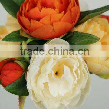 wedding decoration artificial peony flower bouquet 27553P