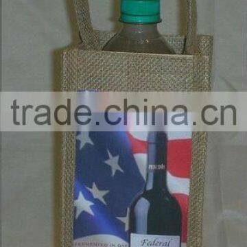 Ideal promotional jute wine bag