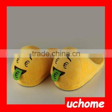 UCHOME Wholesale Plush Indoor Cheap Emoji Slipper photo-2