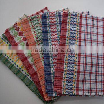 promotional 100% cotton plain coloured tea towel ,cheap bulk dish towel /kitchen towel