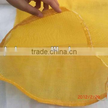 Knitted plastic mesh bag for packing 30kg potato