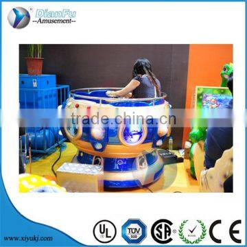 Kiddie Disco Classic go Round Kiddie Rides Coin Operated Promotion Funny Rotate Ridding Colorful Disco Game Machine photo-2