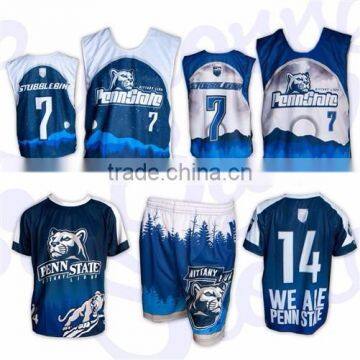 custom sublimated lacrosse uniforms new season lacrosse jersey lacrosse short