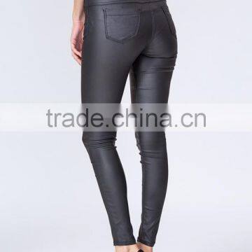 New Design Wholesale Clothing Manufacturers Women Pu Pant