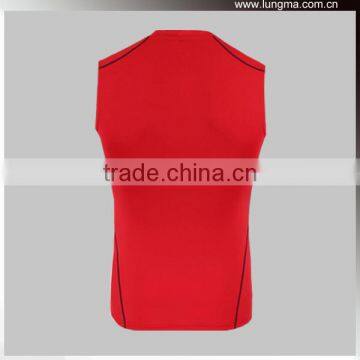 Custom Made Dri Fit MMA Sleeveless Rashguard Vest Tank Top | Sublimated Mens Compression Shirts photo-3