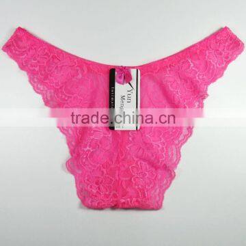 Yun Meng Ni Underwear Sexy Show Lingerie Girls Sexy Transparent Lace Bikini Panties photo-3