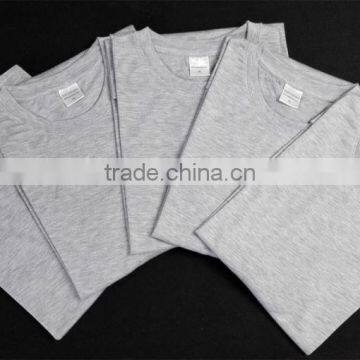 Heather Grey T-shirt Men Size Sublimation Blank Cotton or Polyester photo-2