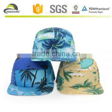 5 Panel Hat Cap Fresh Floral Flower Biker Cycle Hat Adjustable Leather Strap NEW photo-4