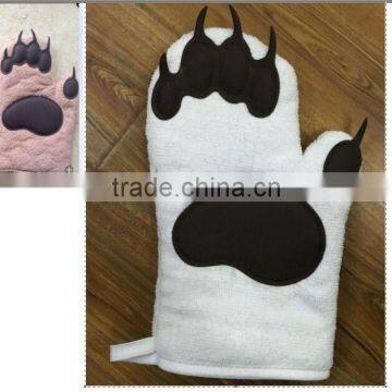 BEAR HANDS- COTTON OVEN MITTS,bear hand oven mitts