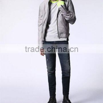 2017 Fancy New Fashion Man Leather Jacket Kawasaki Yamaha Motorcycle Leather Racing Jacket Manufacturers Wholesale China photo-6