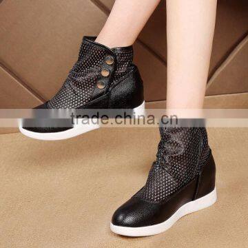 Zm50243b Height Increasing Women Shoes Summer New Style Hollow Out Breathe Lady Shoe photo-3