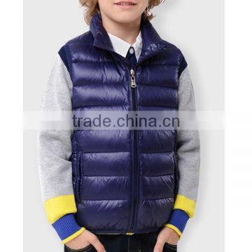 2015 New Fashion Kid's Winter Durable Short Down Vest photo-3