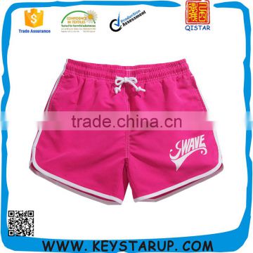 Solid Color Women Board Short Ready Made Muli- Fuction Girl Sport Wear