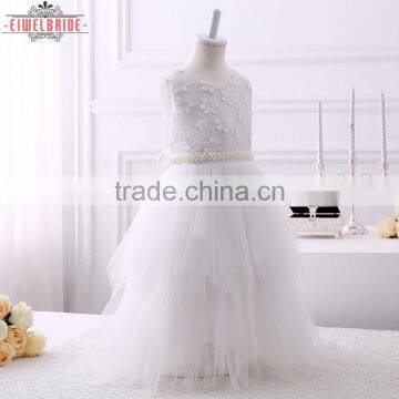 Custom 5-6 Years Girl Tulle/Net Flower Girl Dress photo-6