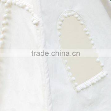 ShiJ Tipi Cotton Canvas Kids Play Tent House photo-5