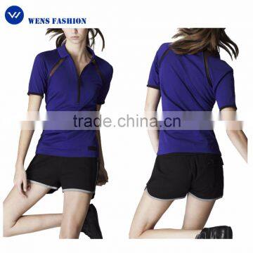 Factory Wholesale Cotton Polo Shirt Golf Polo Ladies Woman Golf Wear