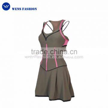 Hot Sale Custom Girls Women's Tennis Skirt Without Pockets Tennis Dress