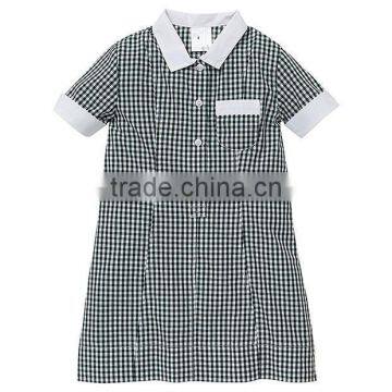 2017 Custom Made Fashion Design Children Girls School Uniforms Dress With Pictures photo-4