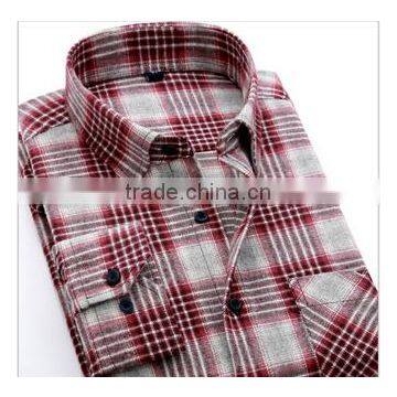 2016 New Long Sleeve Shirt Models European Plaid Man Shirt photo-3