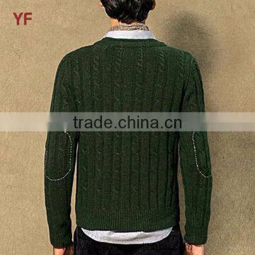 Hot Sale Buttons Fasten Long Sleeve Man Cardigan photo-3