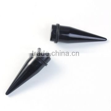 20mm Acrylic Ear Stretcher Expander Tapers Black Sizes Ear Expander