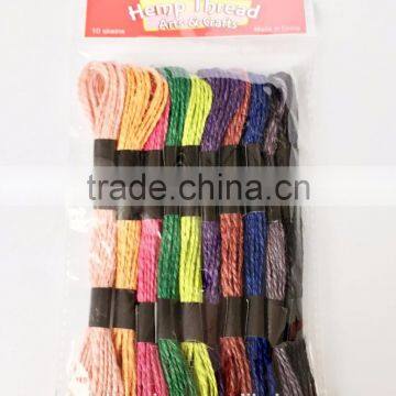 Decorative Hemp Rope Colored Hemp Rope Knitting Rope photo-3