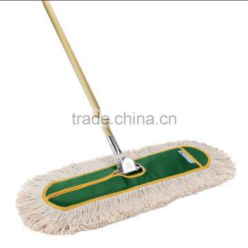 Industrial Strength Washable Cotton Dust Mop Refill, Thick Tufted Replacement Head For Home & Commercial Use Flat Mop