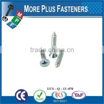 Made in Taiwan High Quality Stainless Steel Cross Recessed Self Drilling TEK Screw