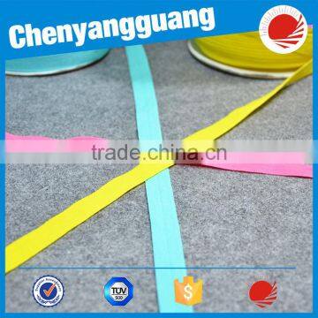 Nylon Solid Color Fold Over Elastic For Girl's Hair Ties photo-6