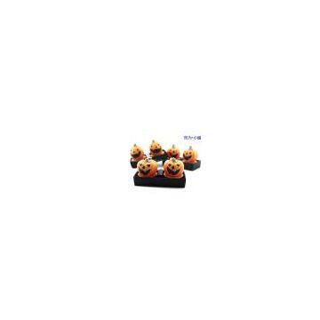 Halloween Pumpkin Craft Candle Gift (RC-0019)