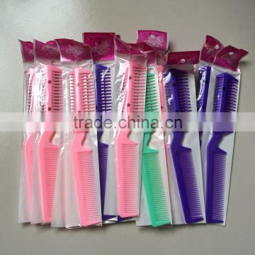 Pink hair combs, hair extension loop brush, razor combs