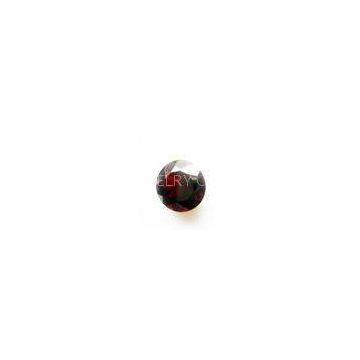 Natural Red Garnet Gemstones 2mm For Gemstone Jewelry , Brilliant Cut