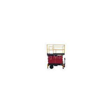 AC / DC Motorized Device Mobile Scissor Lift , 2.2Kw Lifting Power