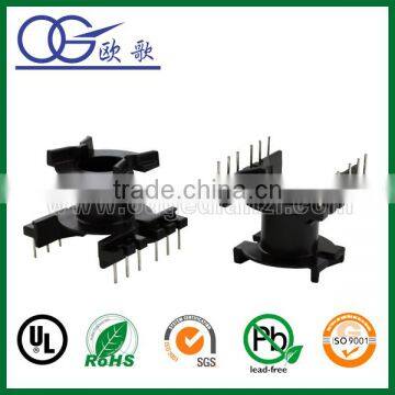 PQ3225 vertical bobbin with pin 6+6,pq magnet core bobbin