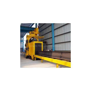 Section Steel Shot Peening Surface Cleaning Machine