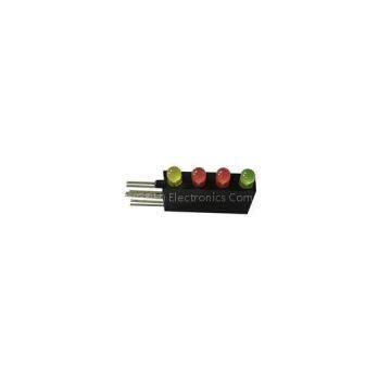 Four Positions 3mm Round Diffused Multi Color LED Indicator