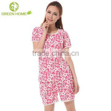 breathable material soft ladies night wear with pants