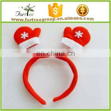 Holiday glowing decorating lighted christmas hairband