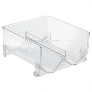 U-Shaped Wine Organizer Hanging Wine Acrylic Rack Freestanding Holder For Kitchen