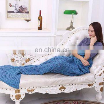 New Design Mermaid Tail Crocheted Blanket