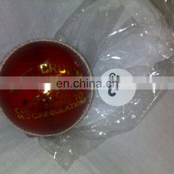 Low Quality Leather Cricket Ball