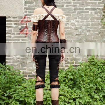 Steampunk Style Softbone Corsage-vest photo-5