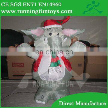 Christmat Inflatable Decorations, Christmas Inflatable Elephant