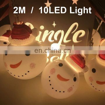 2M 10LED Snowman Indoor outdoor decoration light , LED christmas laser light for celebration