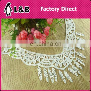 New Design Milk Silk Collar Embroidered Neckline Fringe Decorative Collar For Garment photo-3