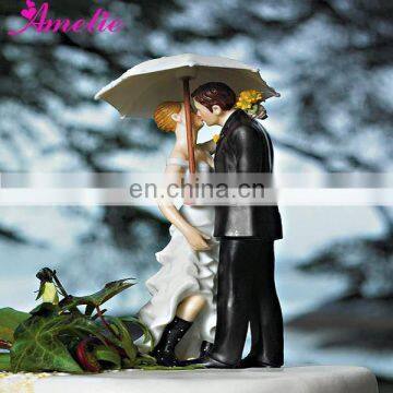 A07370 Wholesale Resin Bride&Bridegroom Cake Toppers