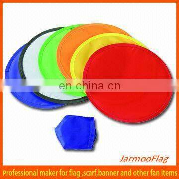 mini folding polyester flying disk for kids play